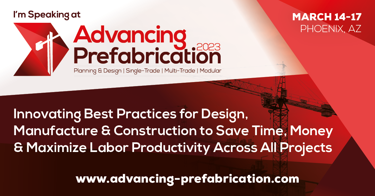 Advancing Prefabrication 2023